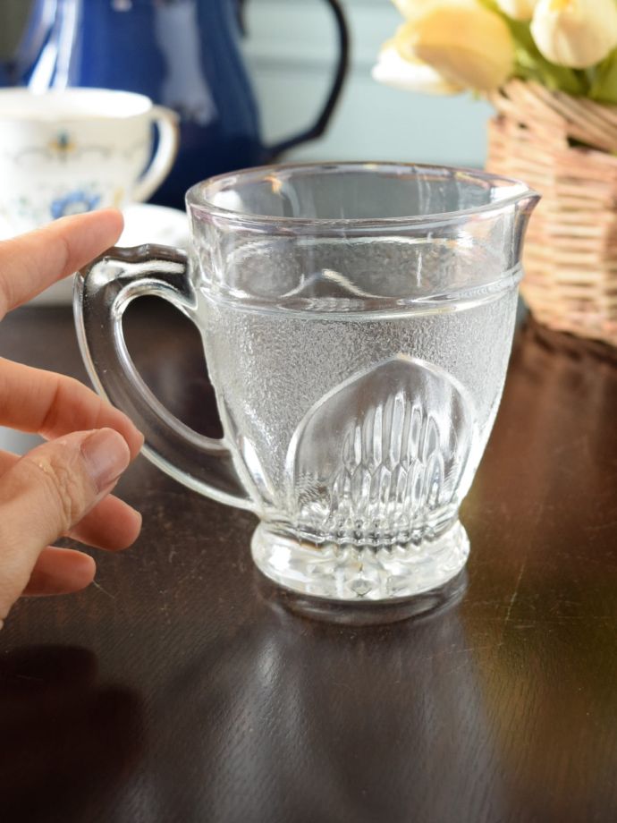 アンティークのガラス食器