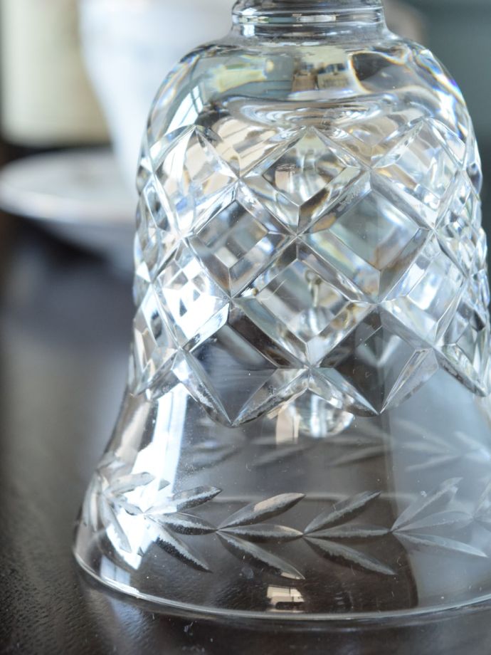 アンティークガラスのベル