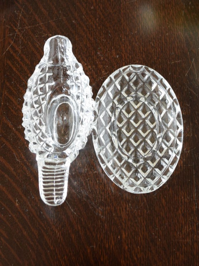 アンティークのガラス雑貨