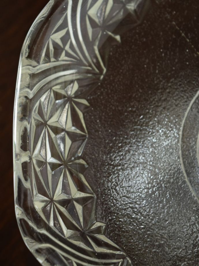 アンティークガラスの雑貨、ケーキスタンド