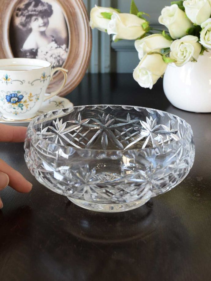 アンティークのガラス食器