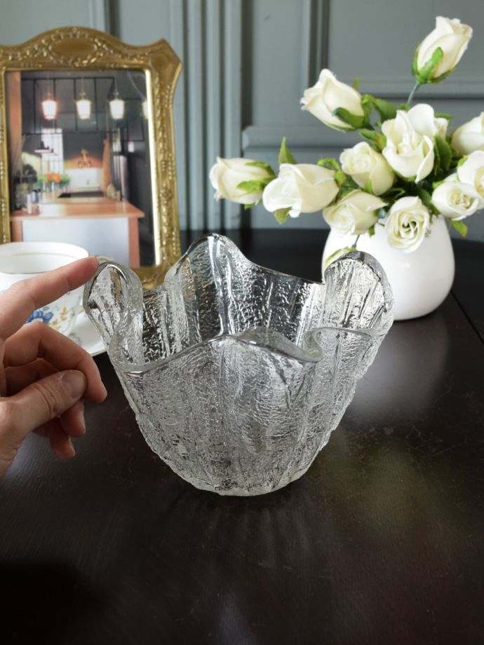 アンティークのガラス食器