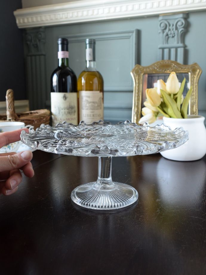 アンティークのガラス食器