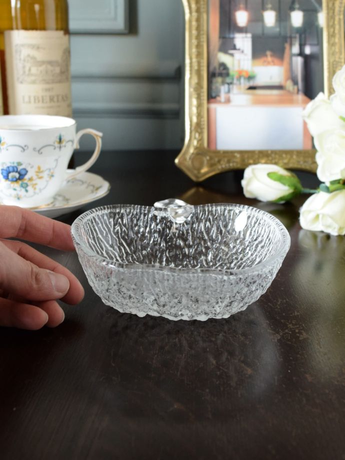 アンティークのガラス食器