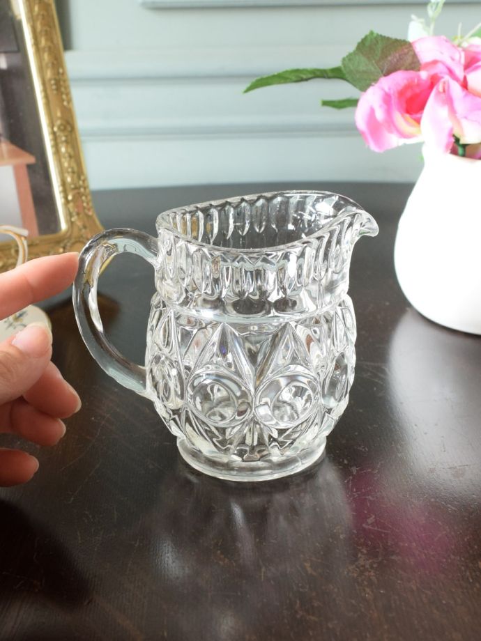 アンティークのガラス食器