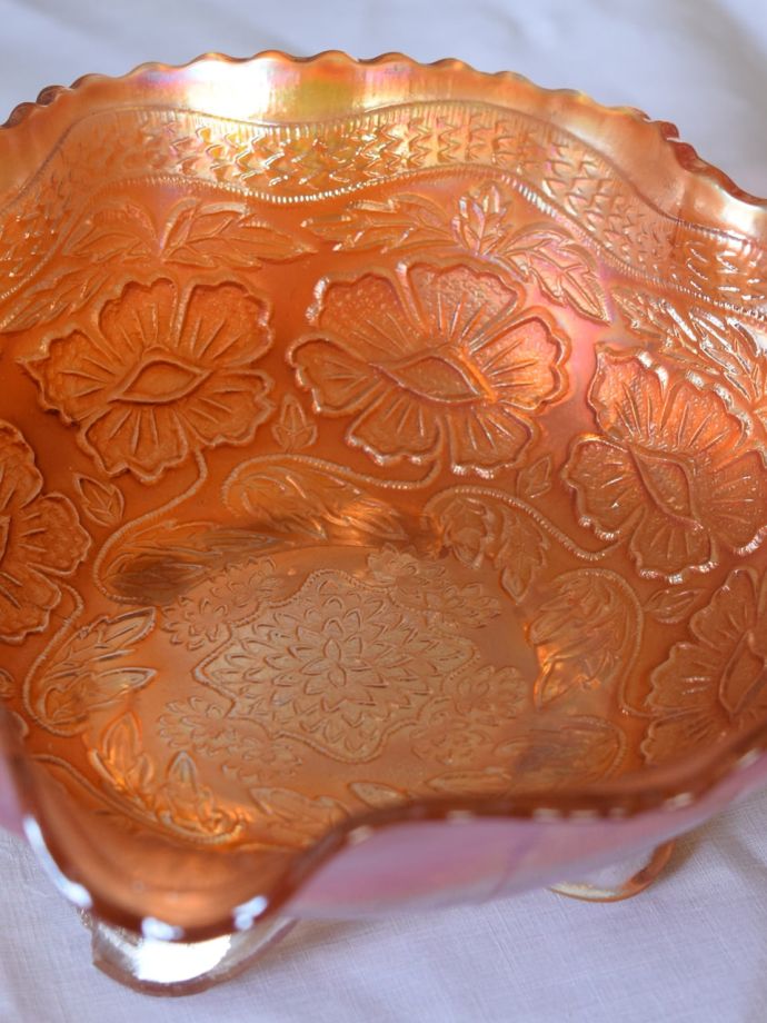 アンティークガラスのプレート