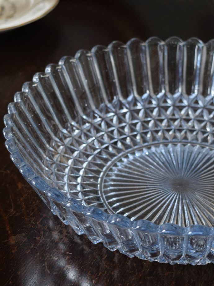 アンティークガラスのボウル