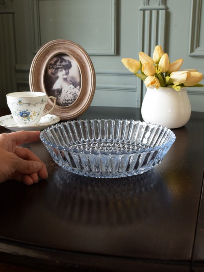 アンティークのガラス食器