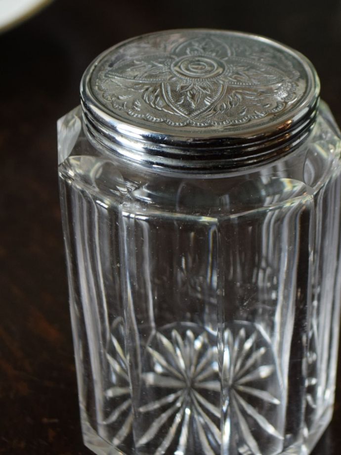 アンティークのドレッシングジャー