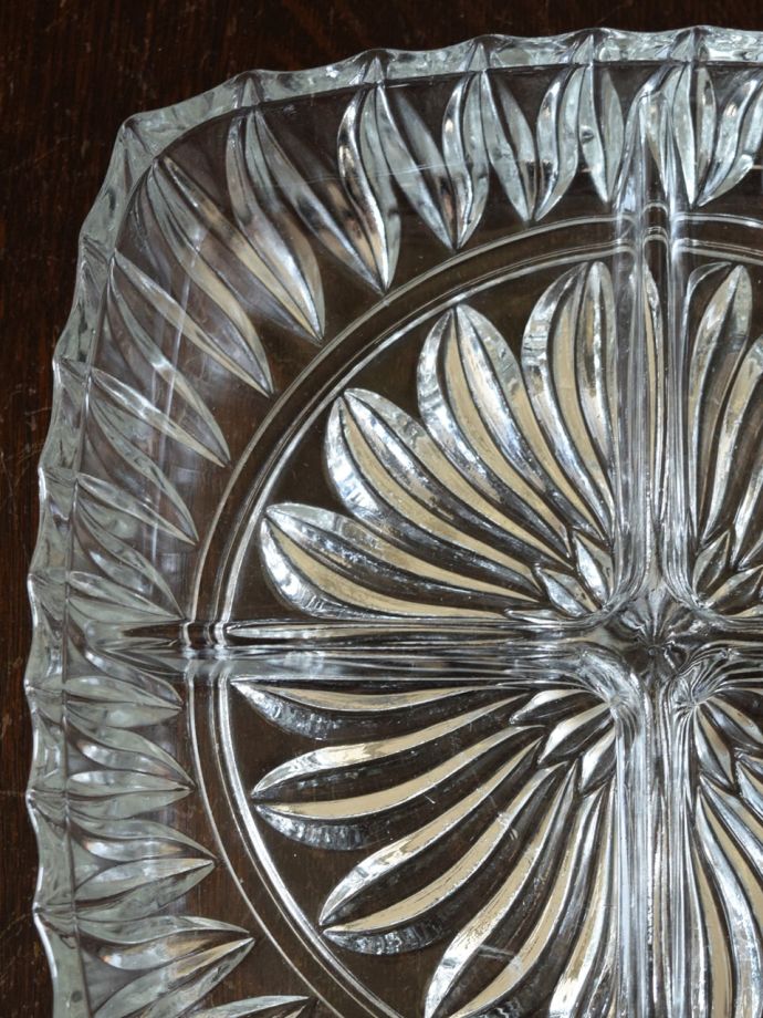 アンティークガラスの器