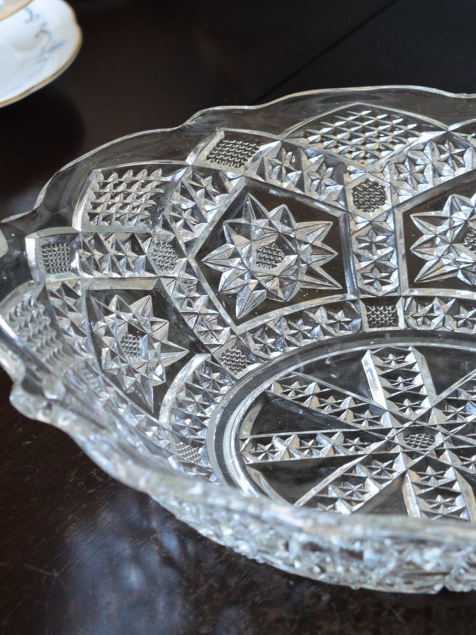 アンティークガラスのボウル