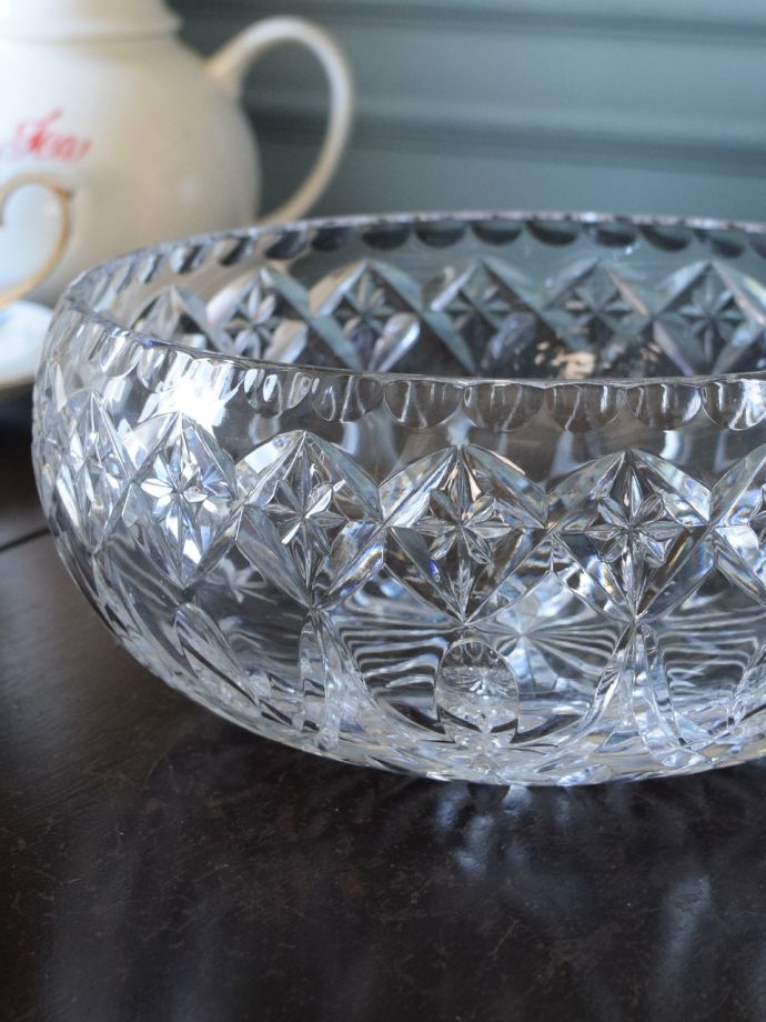 アンティークガラスのボウル