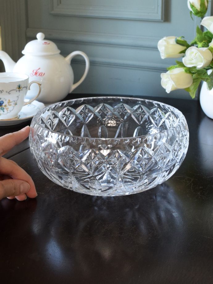 アンティークのガラス食器