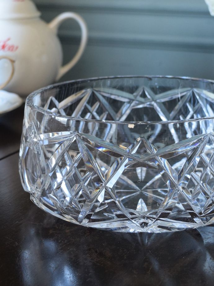 アンティークガラスのボウル