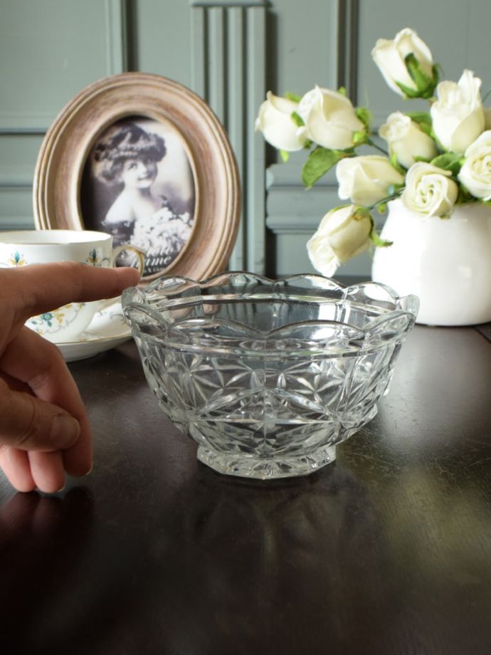 アンティークのガラス食器