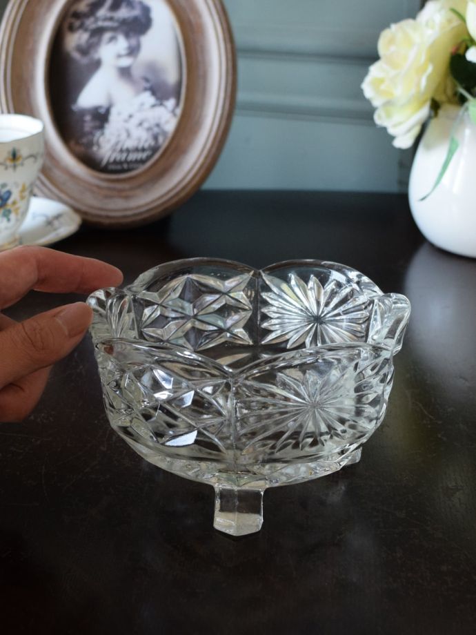 アンティークのガラス食器