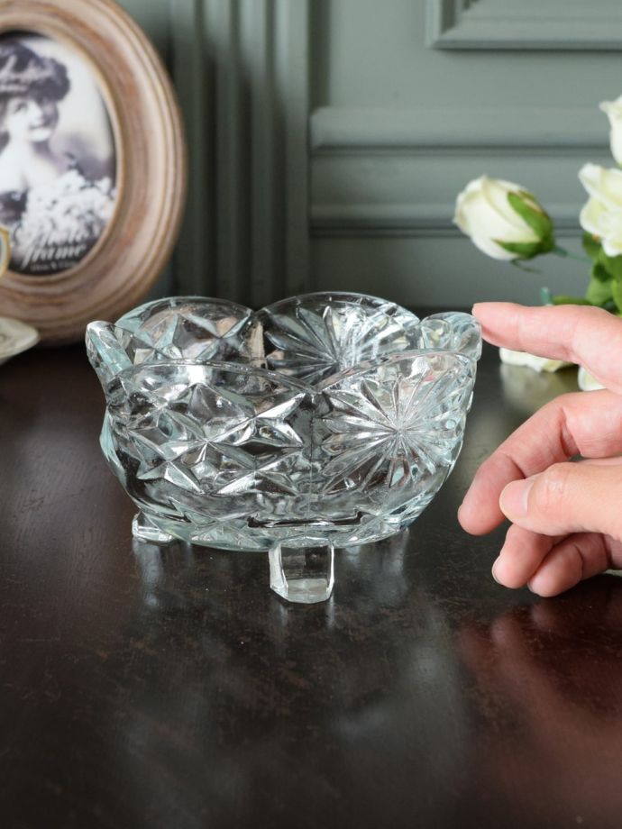 アンティークのガラス食器