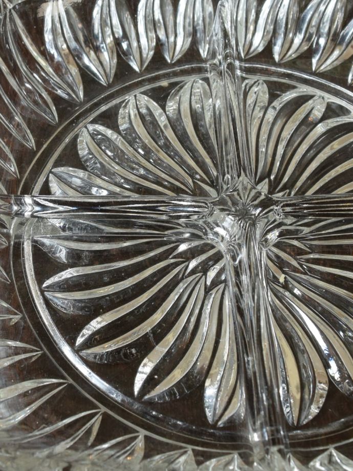 アンティークガラスの器