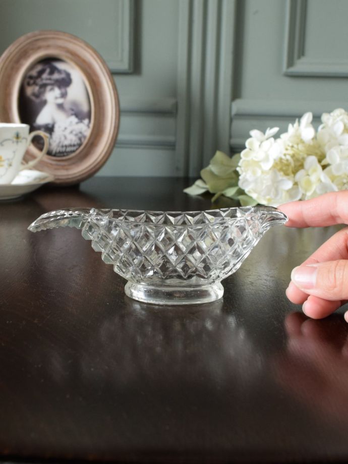 アンティークのガラス食器