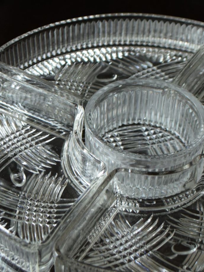 アンティークガラスの器