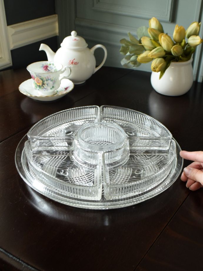 アンティークのガラス食器