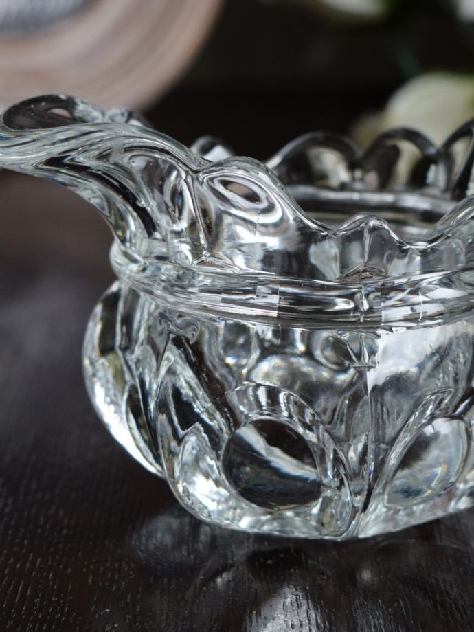 アンティークガラスの器