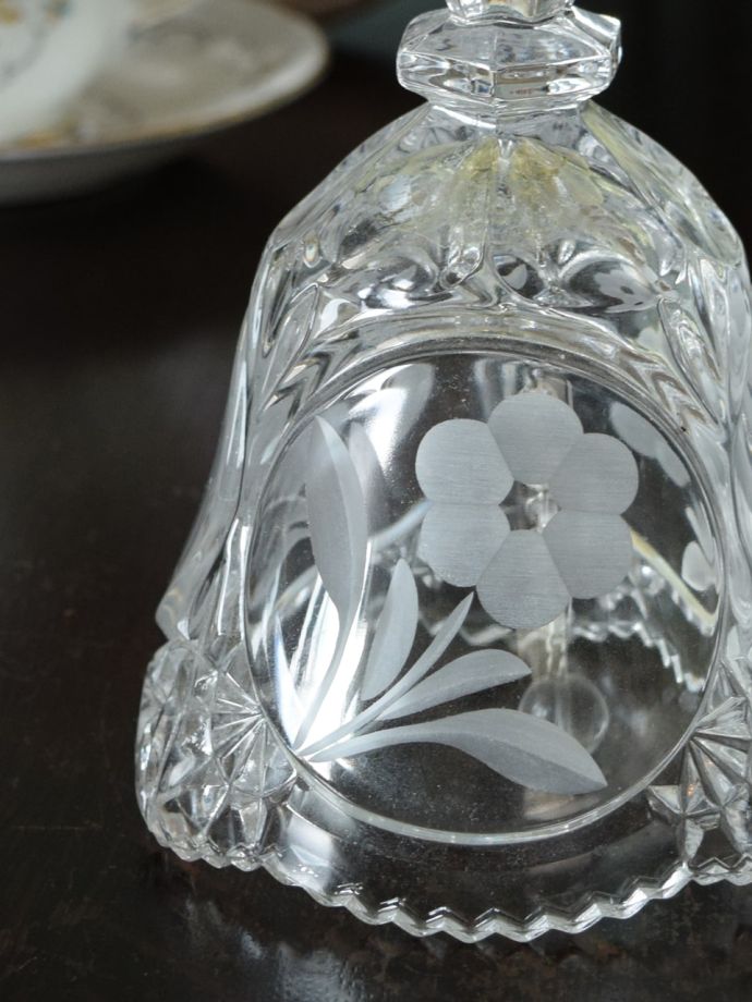 アンティークガラスのベル