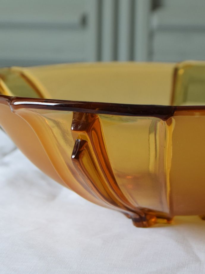 アンティークガラスのボウル