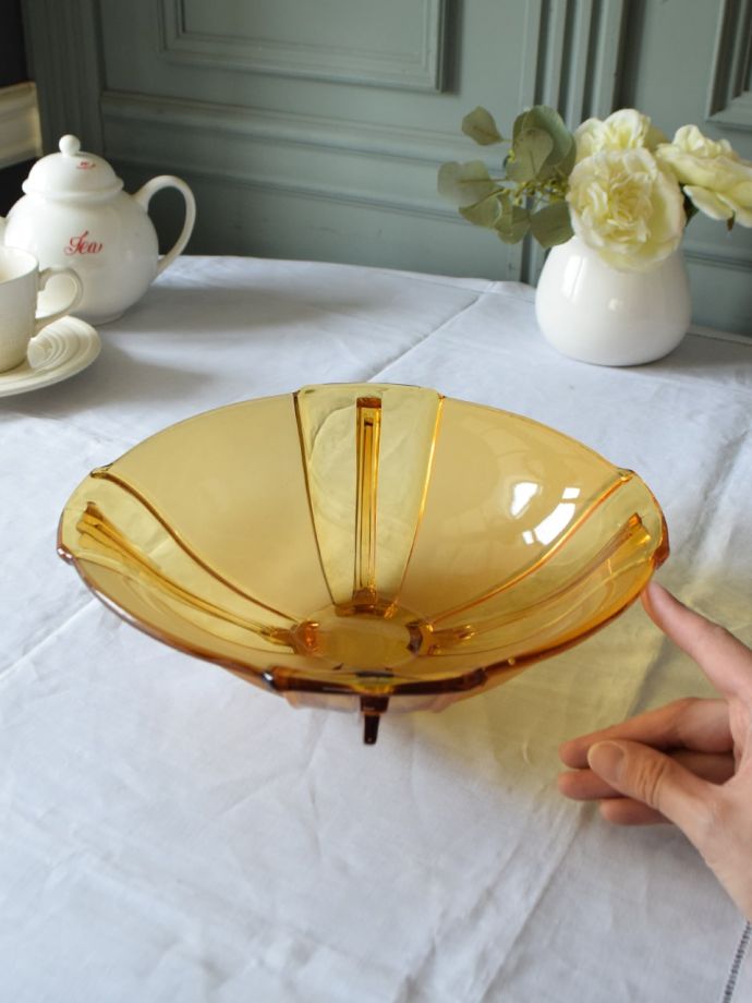 アンティークのガラス食器