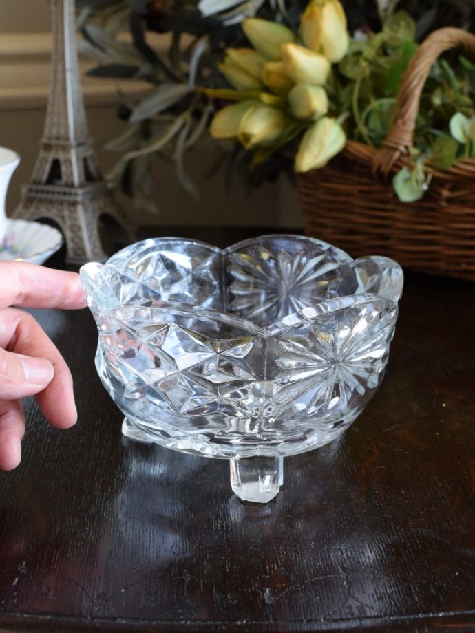 アンティークのガラス食器