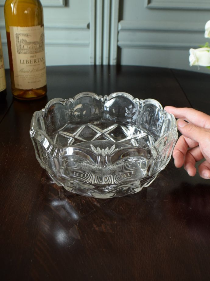 アンティークのガラス食器