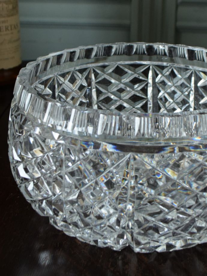 アンティークガラスのボウル