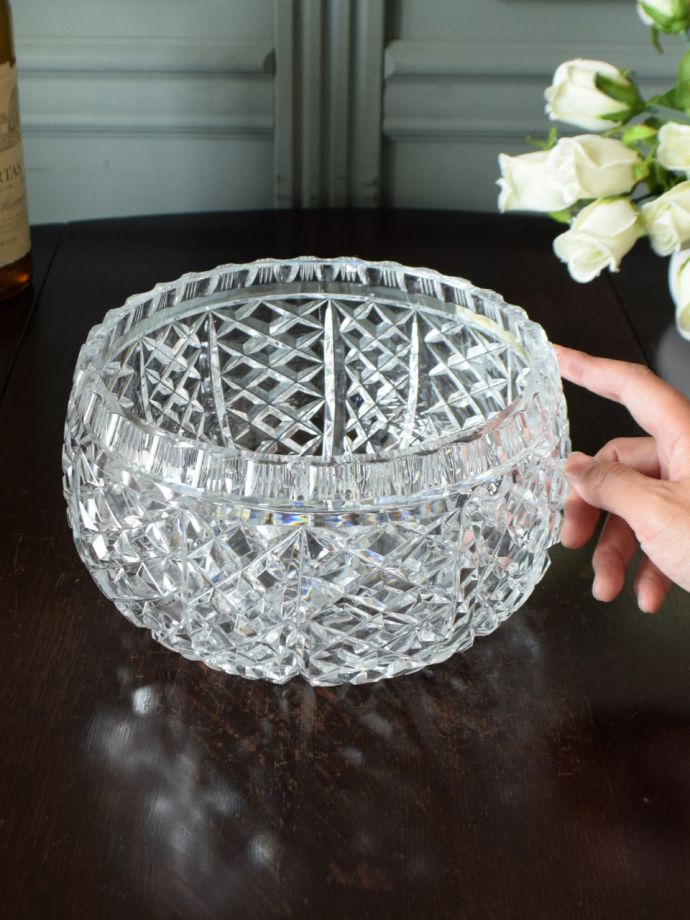 アンティークのガラス食器