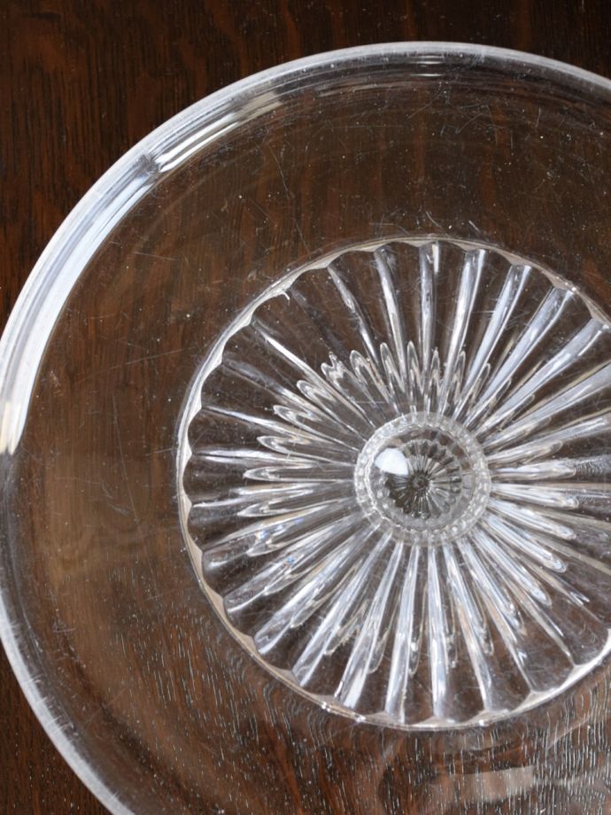 アンティークガラスの雑貨、ケーキスタンド