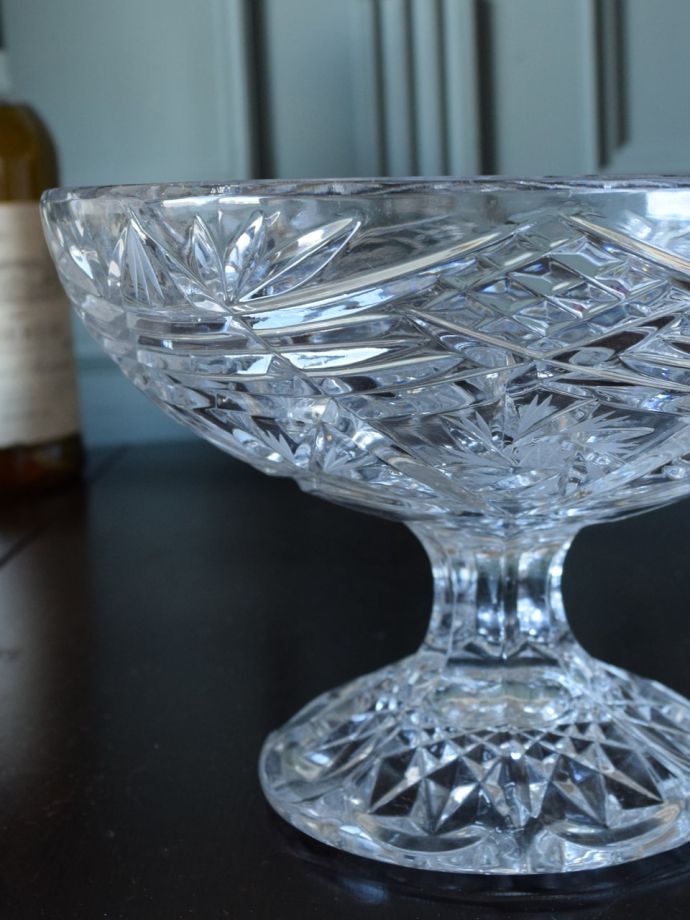 アンティークガラスの器