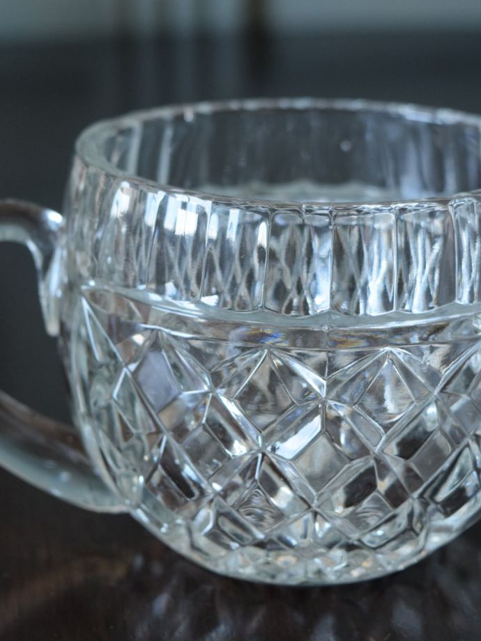 アンティークガラスの器