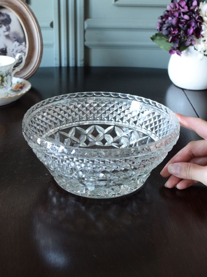 アンティークのガラス食器