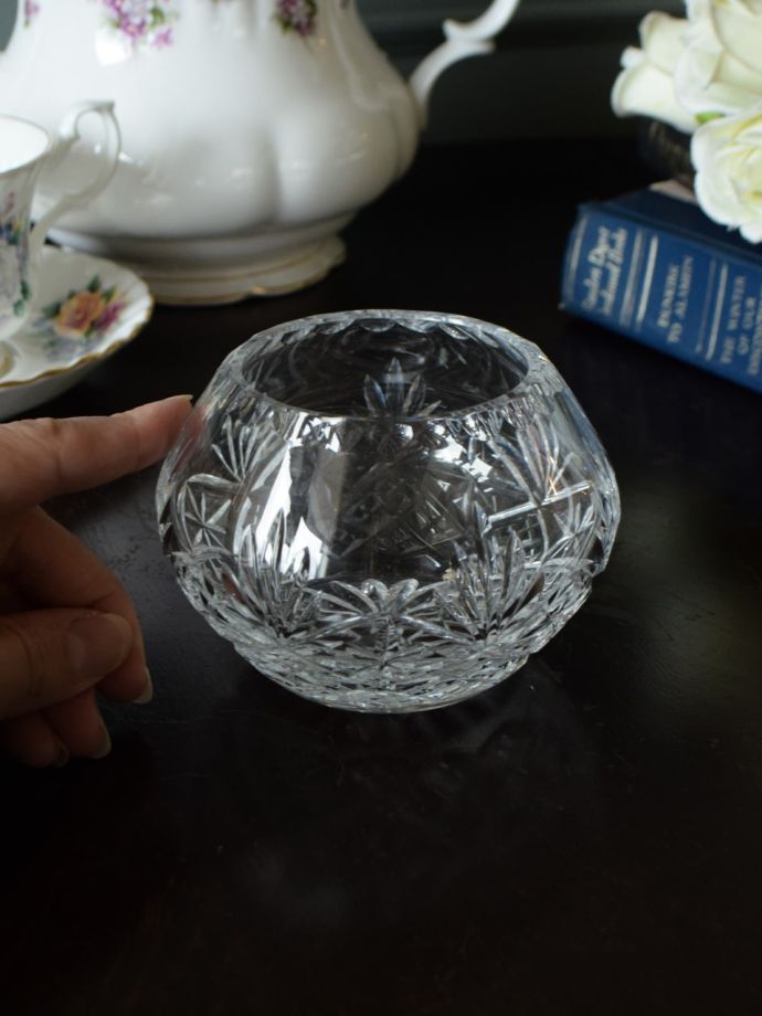 アンティークのガラス食器