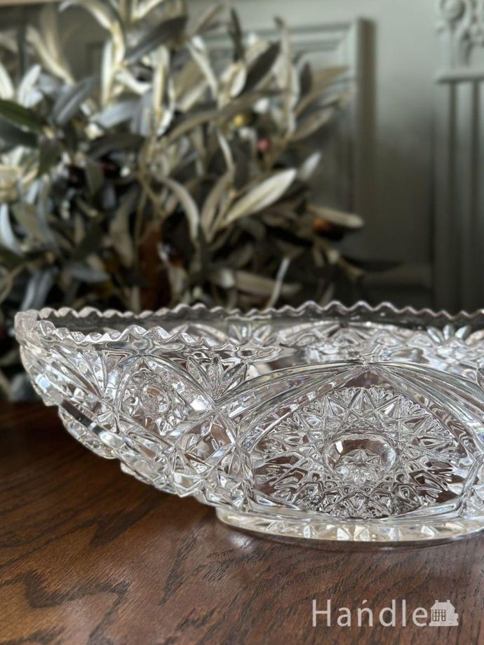 アンティークガラスのボウル