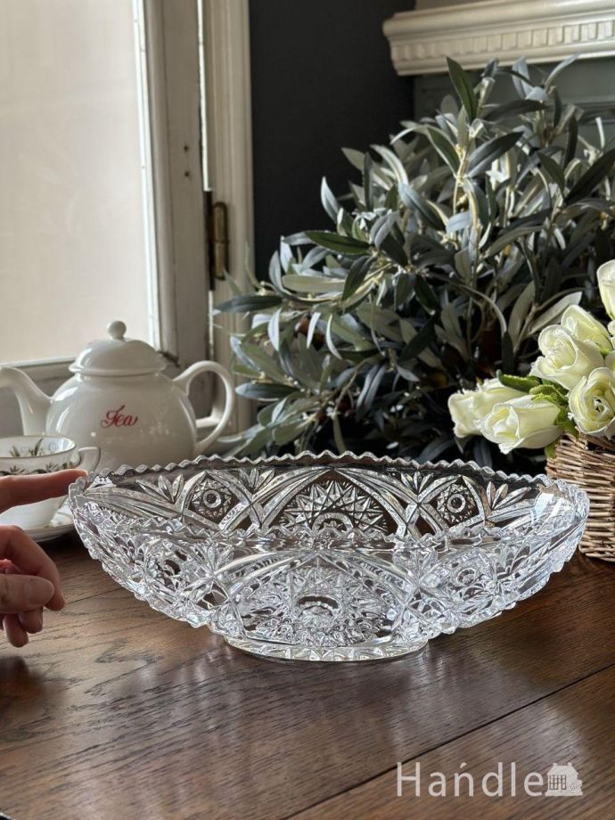 アンティークのガラス食器