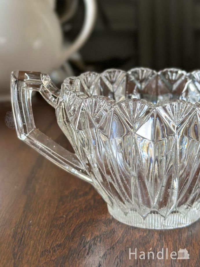 アンティークガラスの器