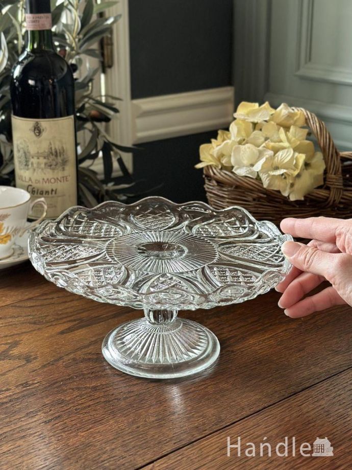 アンティークのガラス食器