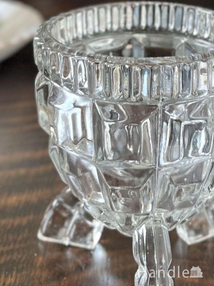 アンティークガラスの花器