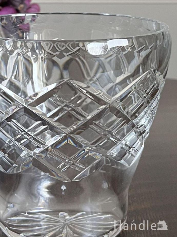 アンティークガラスの花器