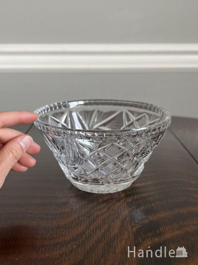 アンティークのガラス食器