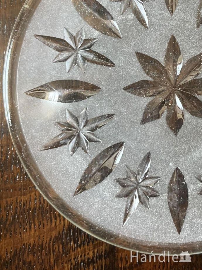 アンティークガラスの器