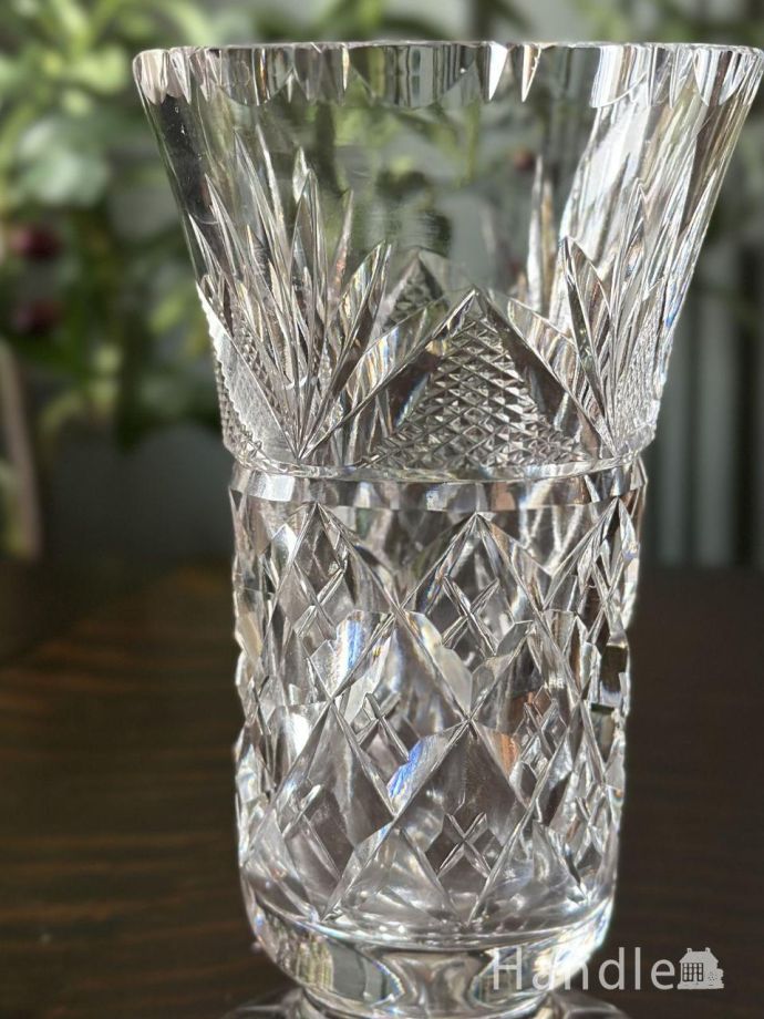 アンティークガラスの花器