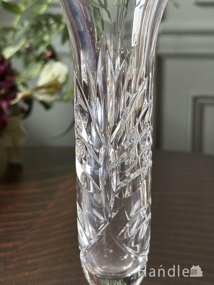 アンティークガラスの花器