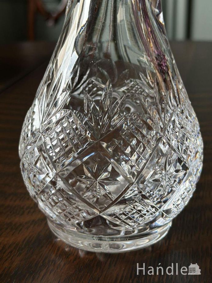 アンティークガラスの花器