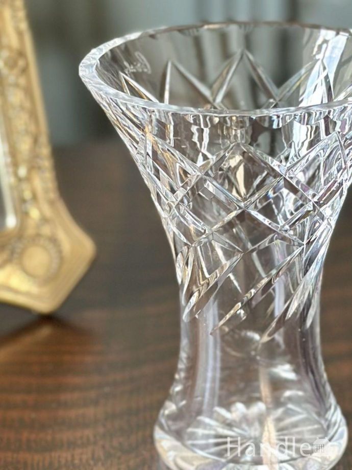 アンティークガラスの花器